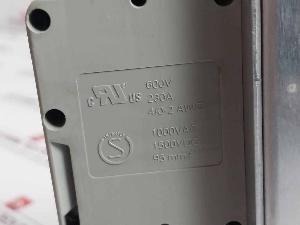 Schaffner Fn258L-250-07 Emc/Rfi Filter 600V 230A 4/0-2 Awg