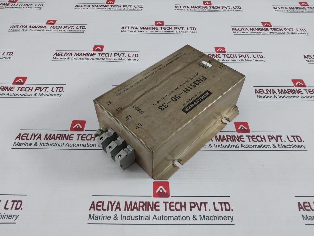 Schaffner Fn351H-50-33 Electro-magnetic Interference Filter 300V 65A