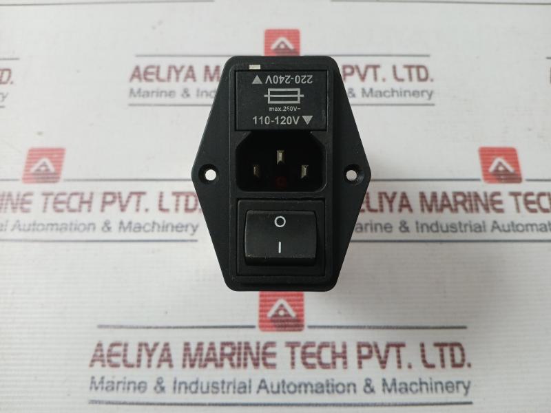 Schaffner Fn 394-6-05-11 Ac Power Entry Module 110/250Vac/50-60Hz