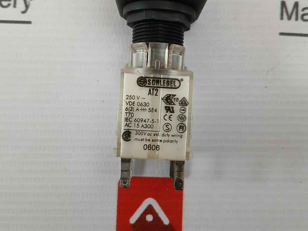 Schlegel At2 Head Push Button Switch 250V 6(3)A