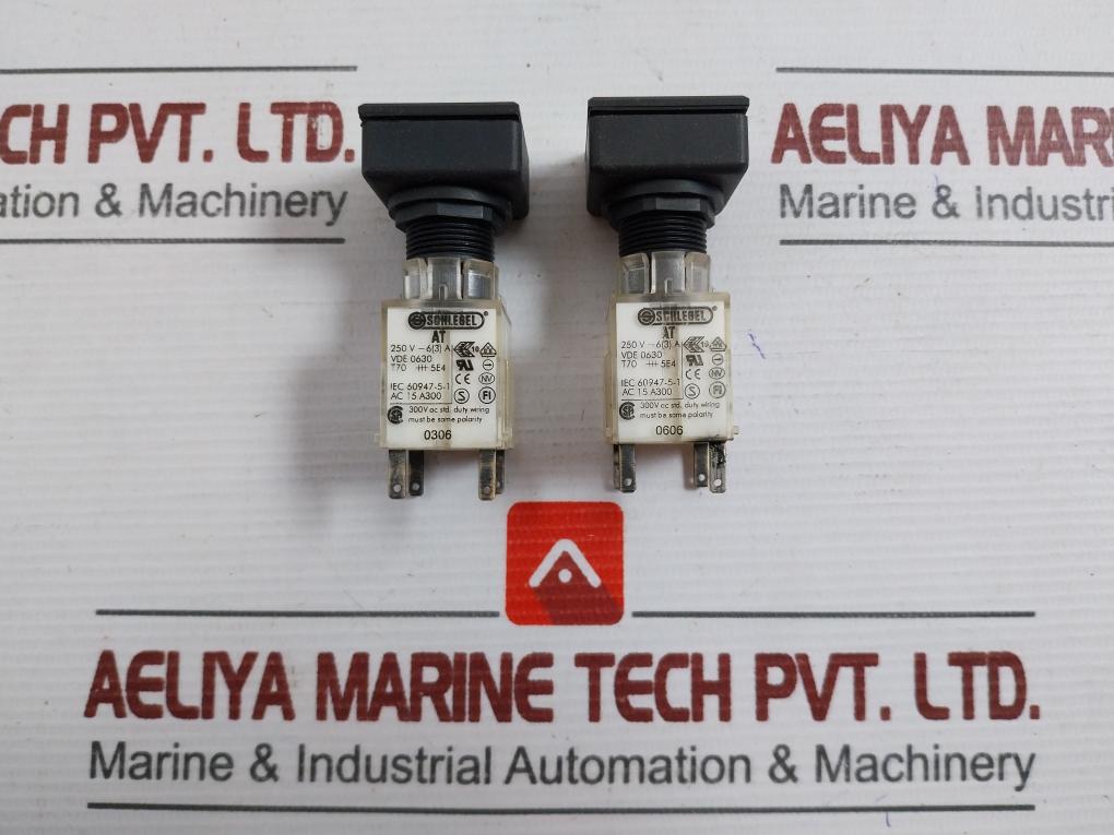 Schlegel At Contact Block With Push Button Ac 15 A300