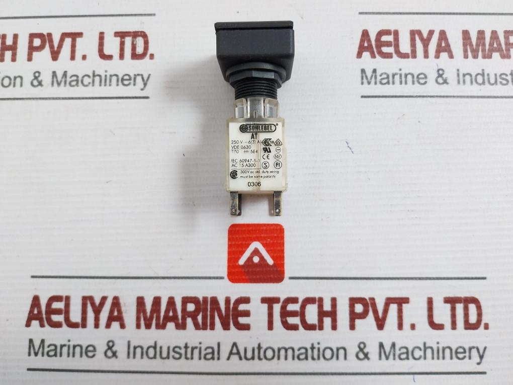 Schlegel At Contact Block With Push Button Ac 15 A300