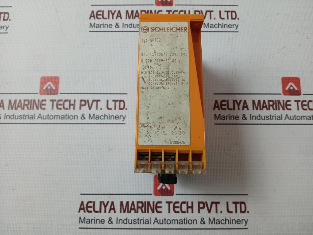 Schleicher Spt32 Motor Timer Relay 10 Sec 230V 3A 50–60 Hz