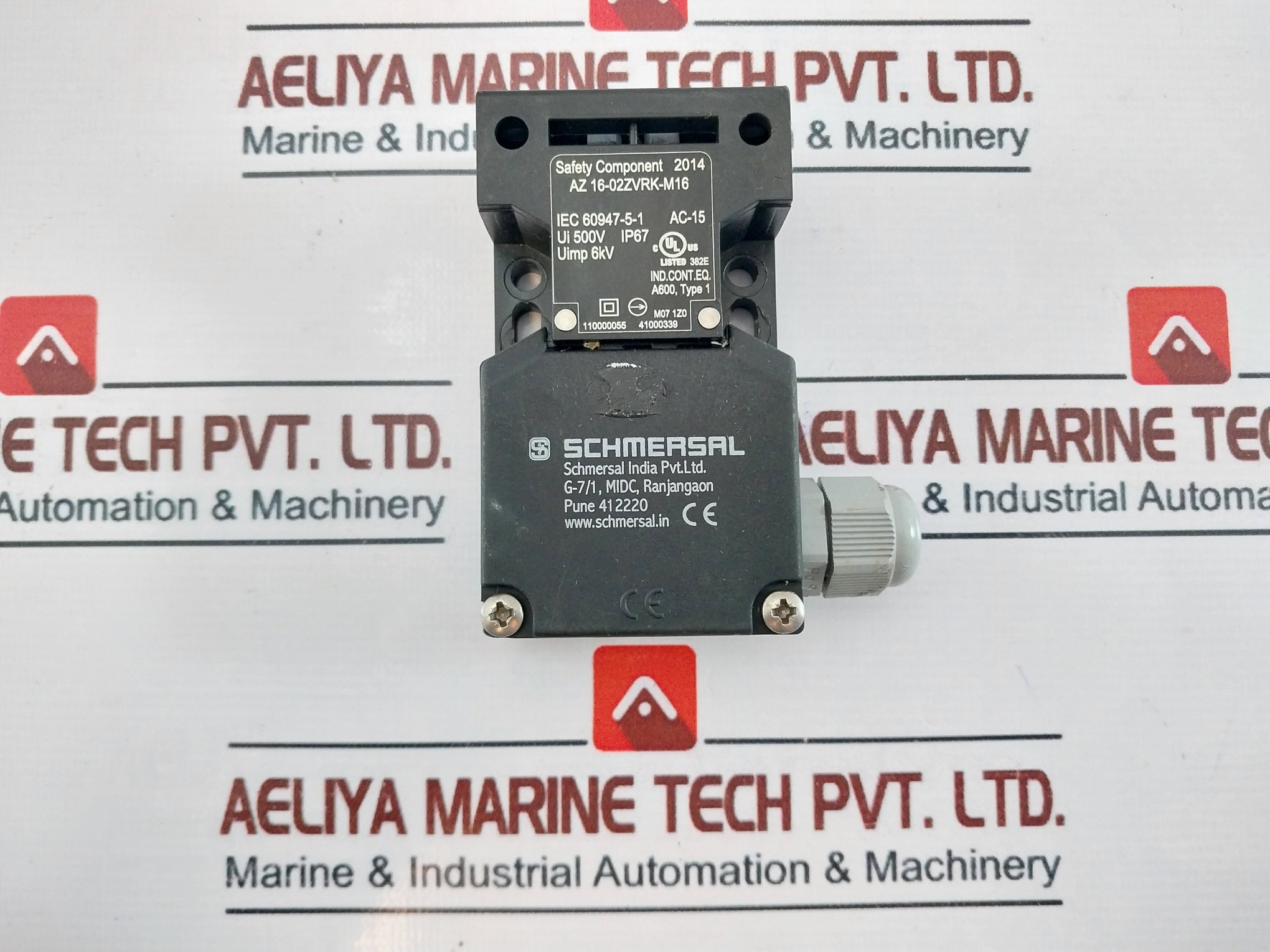 Schmersal Az 16-02Zvrk-m16 Safety Door Switch Ip67 Iec 60947-5-1
