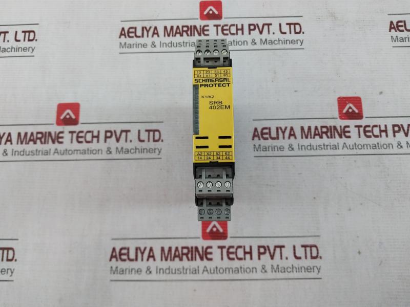 Schmersal Srb402Em-24V Safety Relay 24V Dc/Ac 50Ma 28-12 Awg S1885572