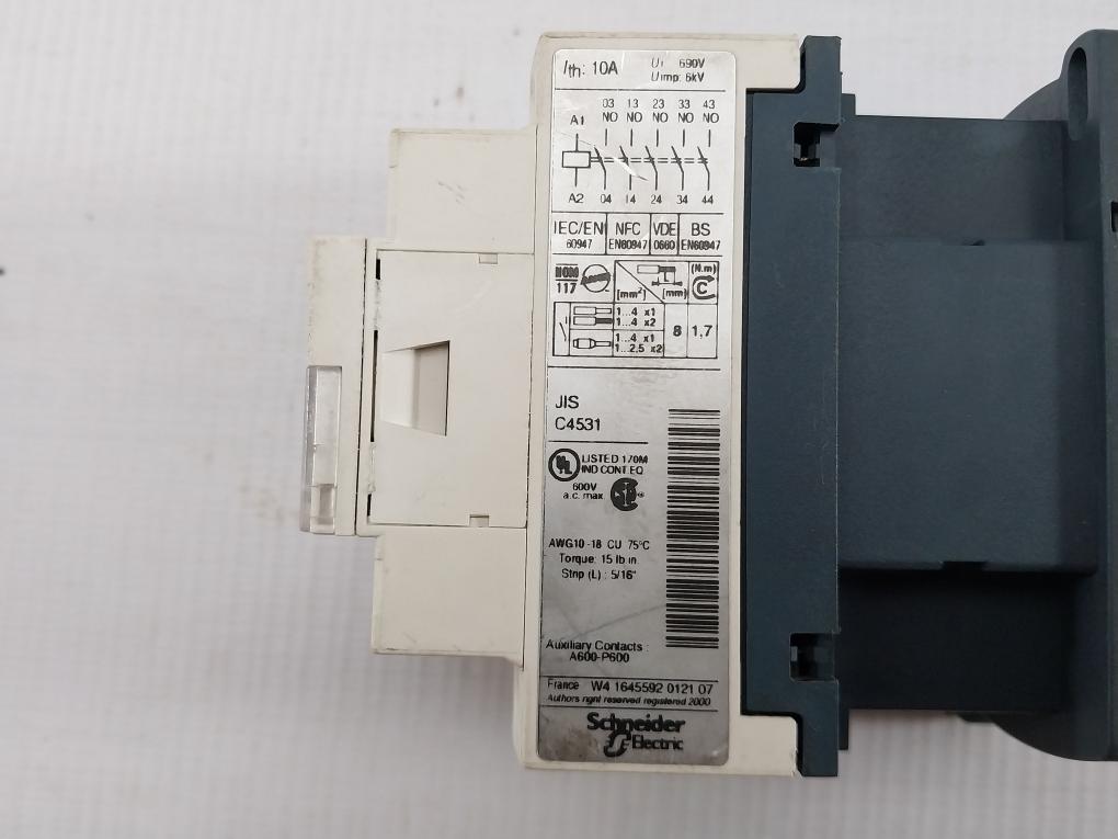 Schneider-Electric-Control-Relay-230v-50-60hz-Cad50-In-New-7
