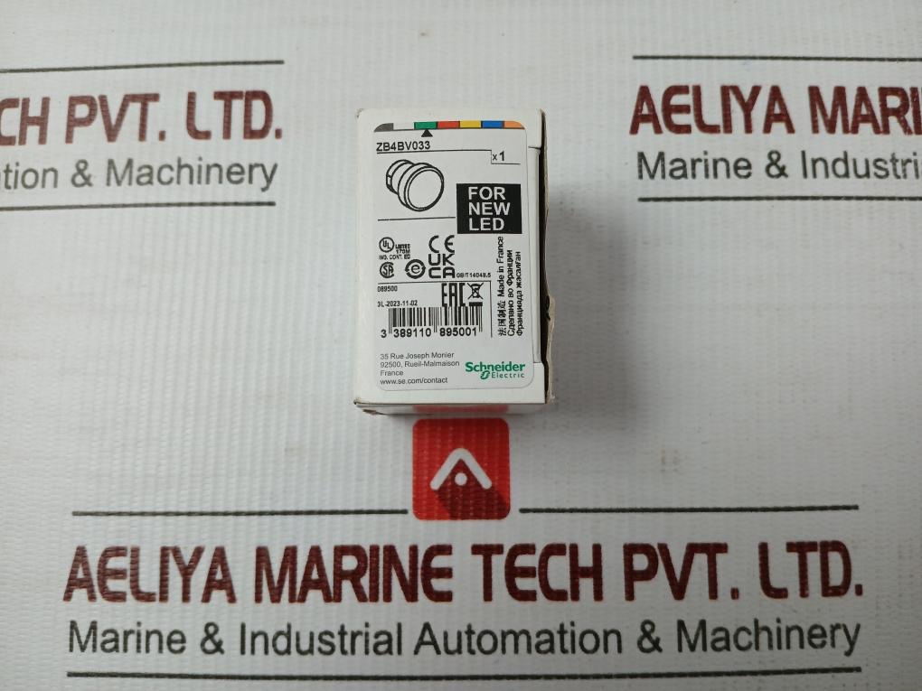 Schneider-Electric-Green-Pilot-Light-Head-Zb4Bv033-Lot-Of-5X-8