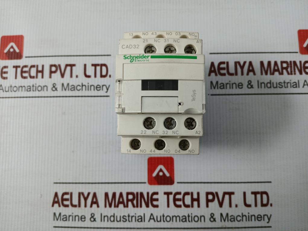 Schneider Electric 10A 600V Auxiliary Contactor Cad32