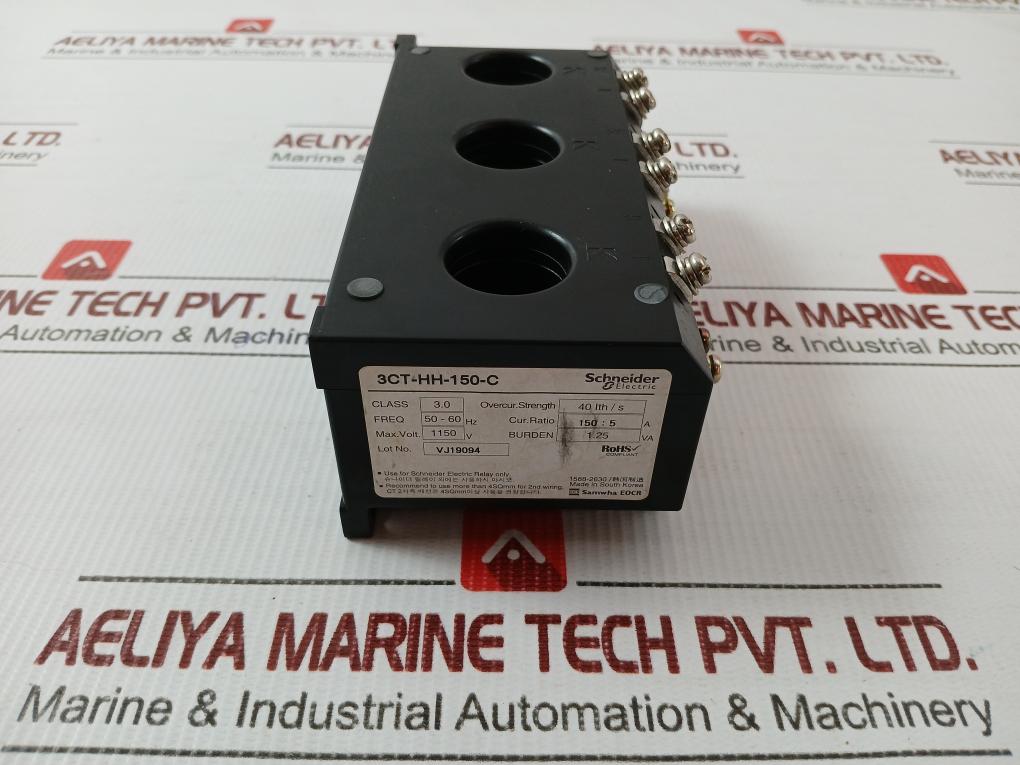 Schneider Electric 1150V 1.25 Va Three-phase Current Transformer 3Ct-hh-150-c
