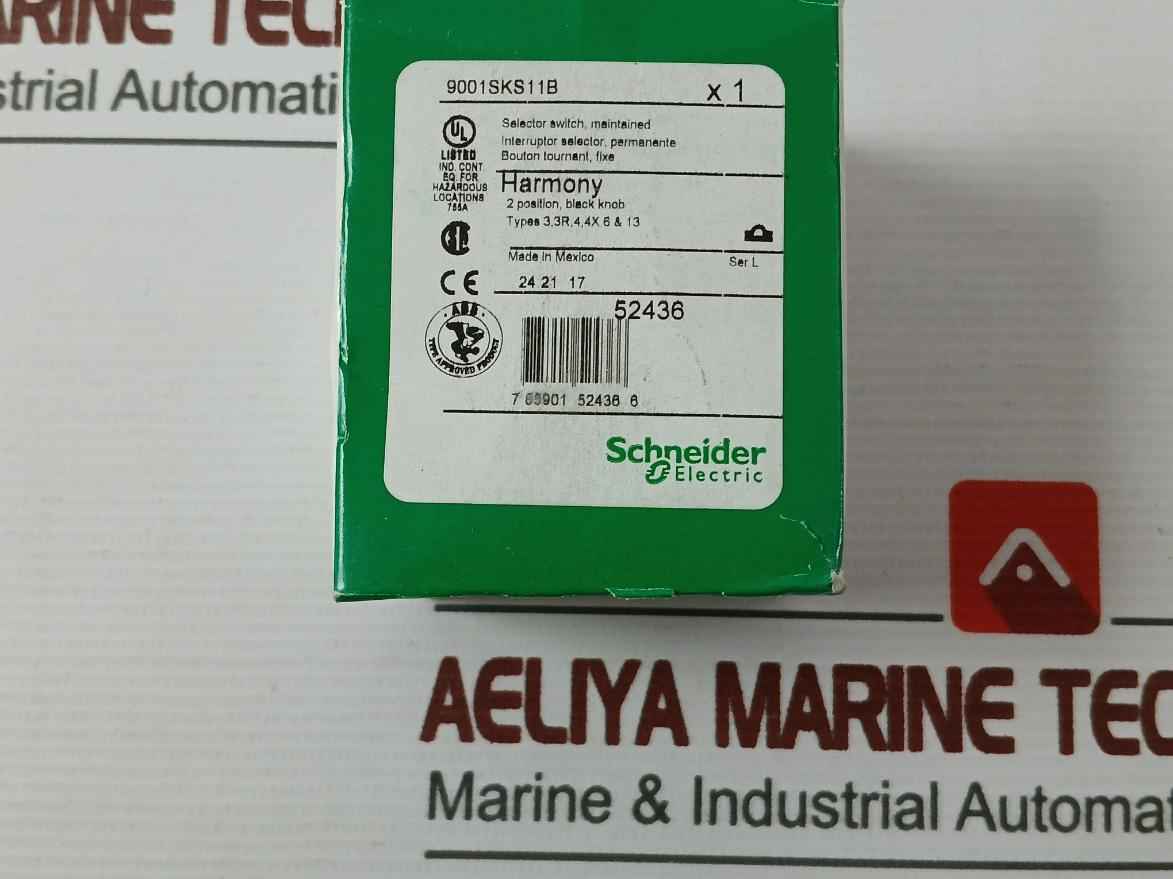 Schneider Electric 9001Sks11B Selector Switch Ser L