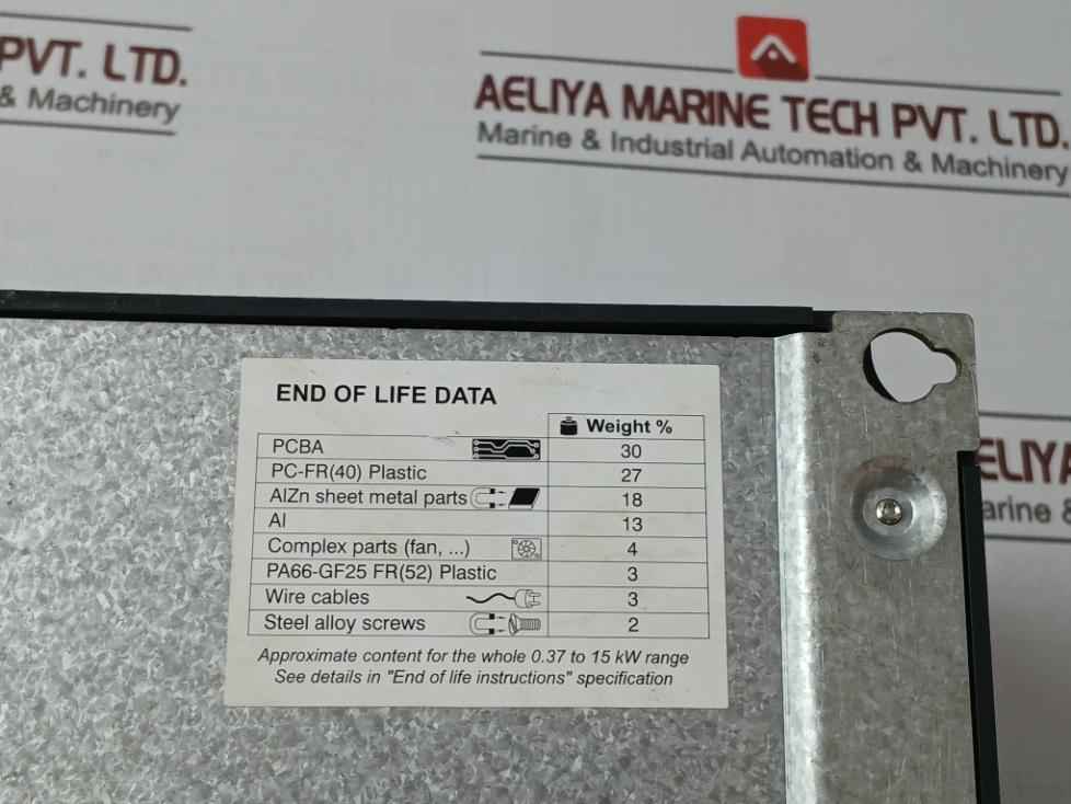 Schneider Electric Atv71Hu15N4 Variable Speed Drive 2004Kl-05W-b50 380/480V