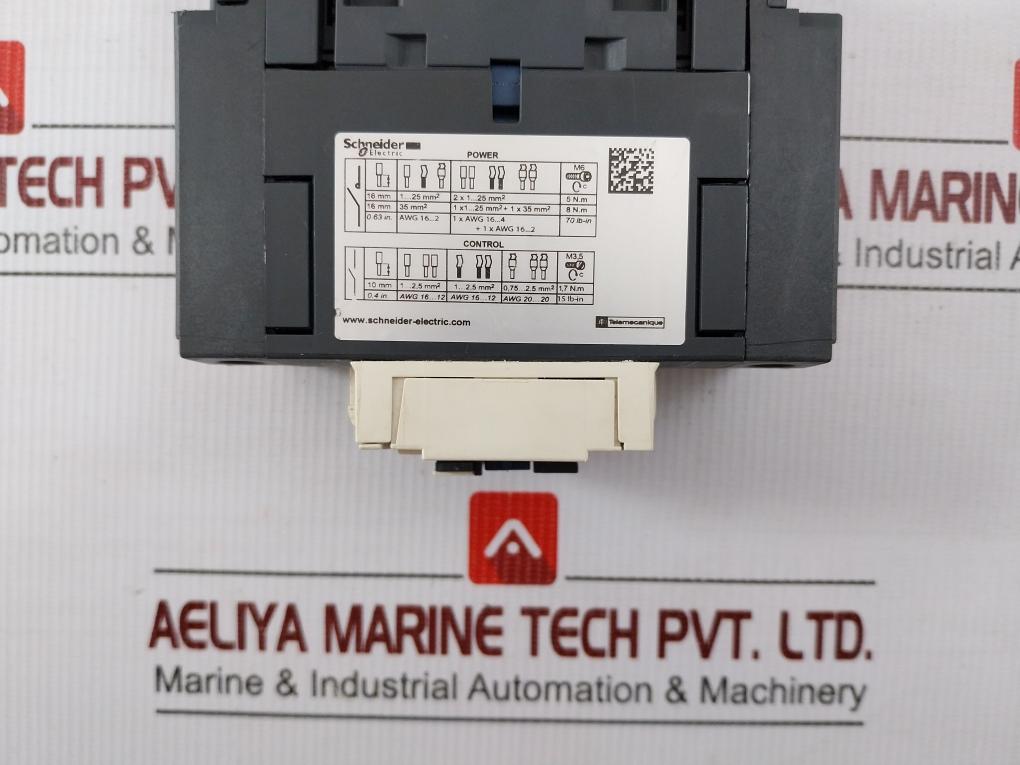 Schneider Electric Contactor 60A 600V 50/60Hz Part No Lc1D40A