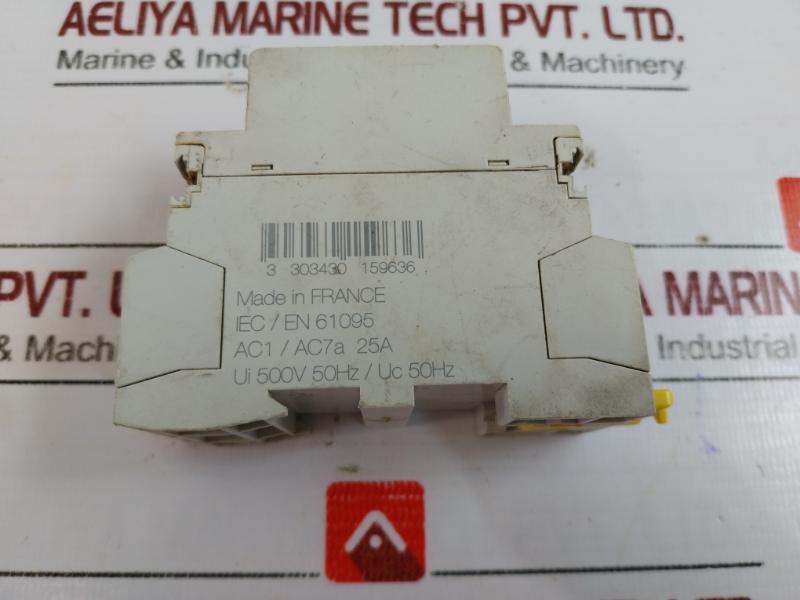 Schneider Electric Ct 15963, 25A 400V~ 500V 50Hz/Uc 50Hz Contactor