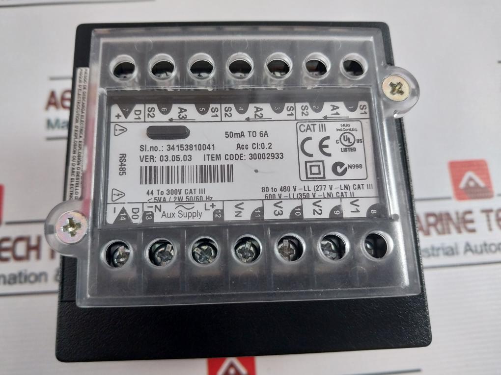 Schneider Electric Conzerv Em6436 Led Display Load Monitor 50Ma To 6A