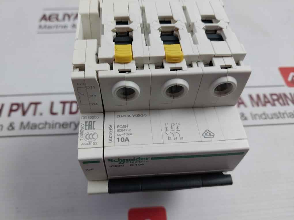 Schneider Electric Ic60N Miniature Circuit Breaker 400V 10A A9F04310
