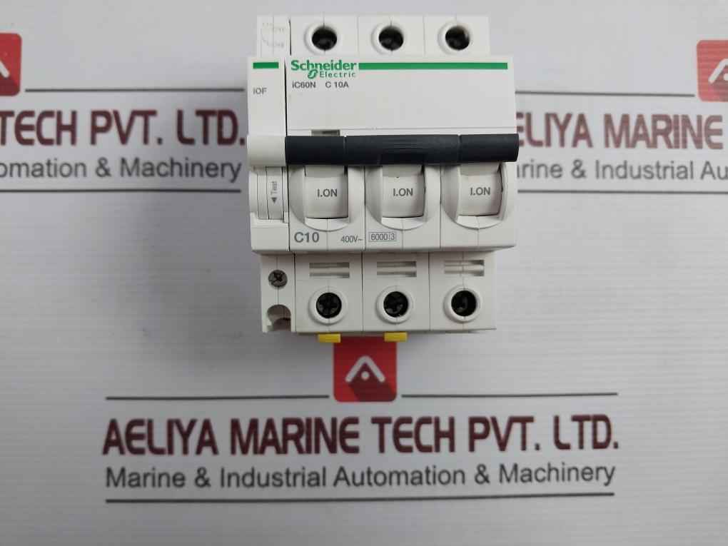 Schneider Electric Ic60N Miniature Circuit Breaker 400V 10A A9F04310