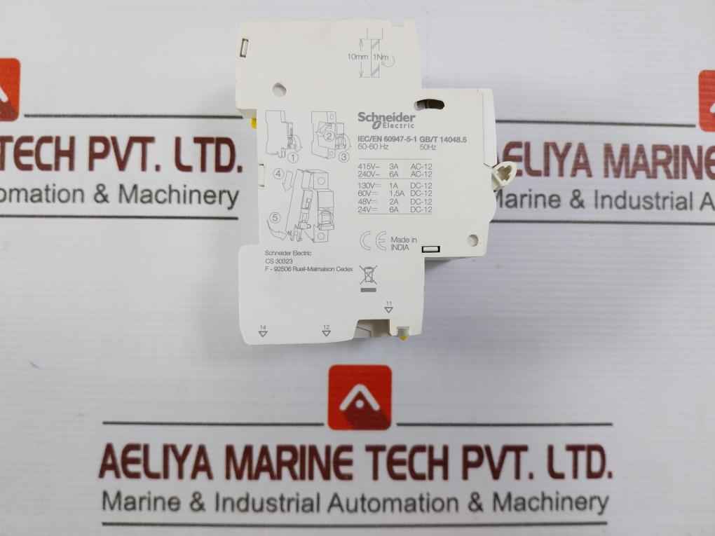 Schneider Electric Ic60N Miniature Circuit Breaker 50-60Hz 10A