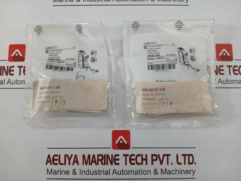Schneider Electric 25A Auxiliary Contact Block Lua1C11