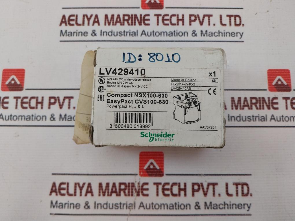 Schneider Electric Lv429410 Mn/Uvr Undervoltage Release