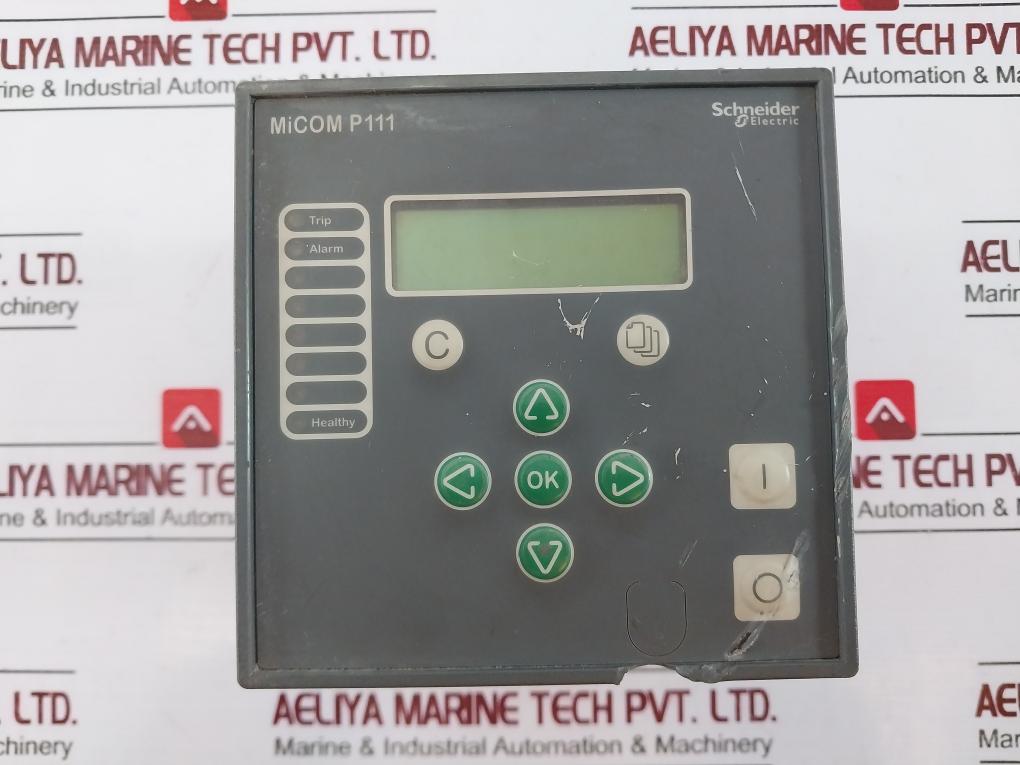 Schneider Electric Micom P111 3 Phase Overcurrent & Earth Fault Protection Relay