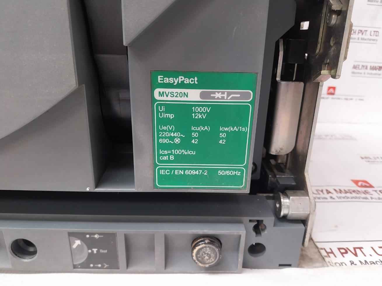 Schneider Electric Mvs20N Circuit Breaker 1250A Gh800017Aa S1B36406