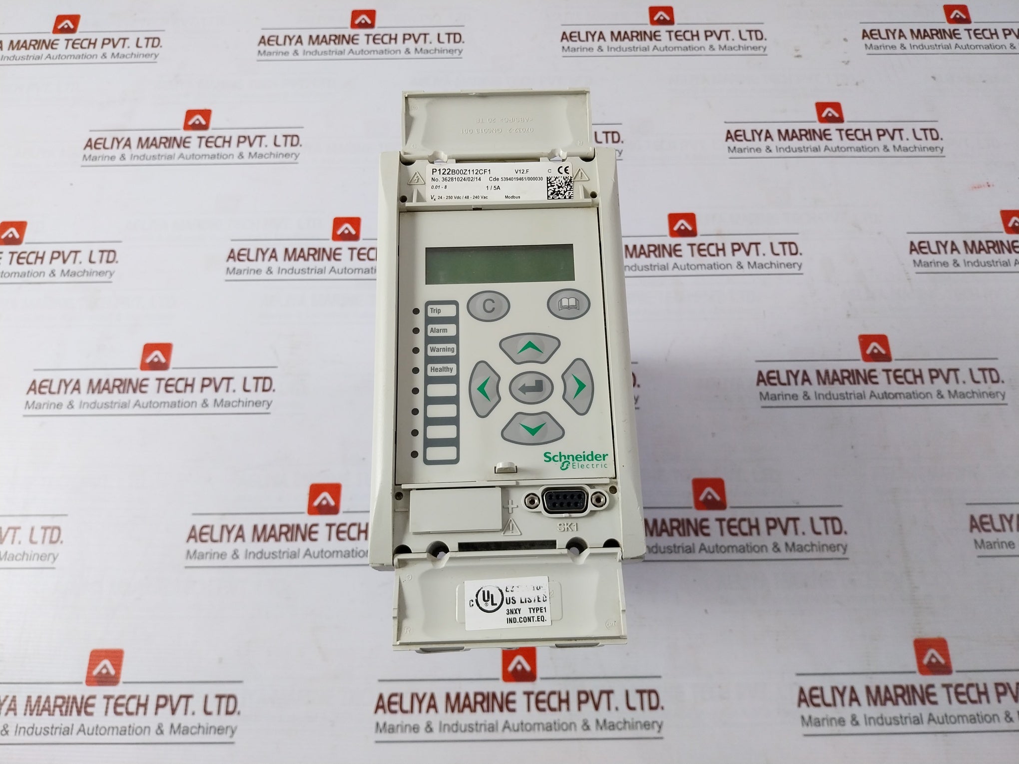 Schneider Electric P122B00Z112Cf1 Overcurrent Relay 24-250 Vdc