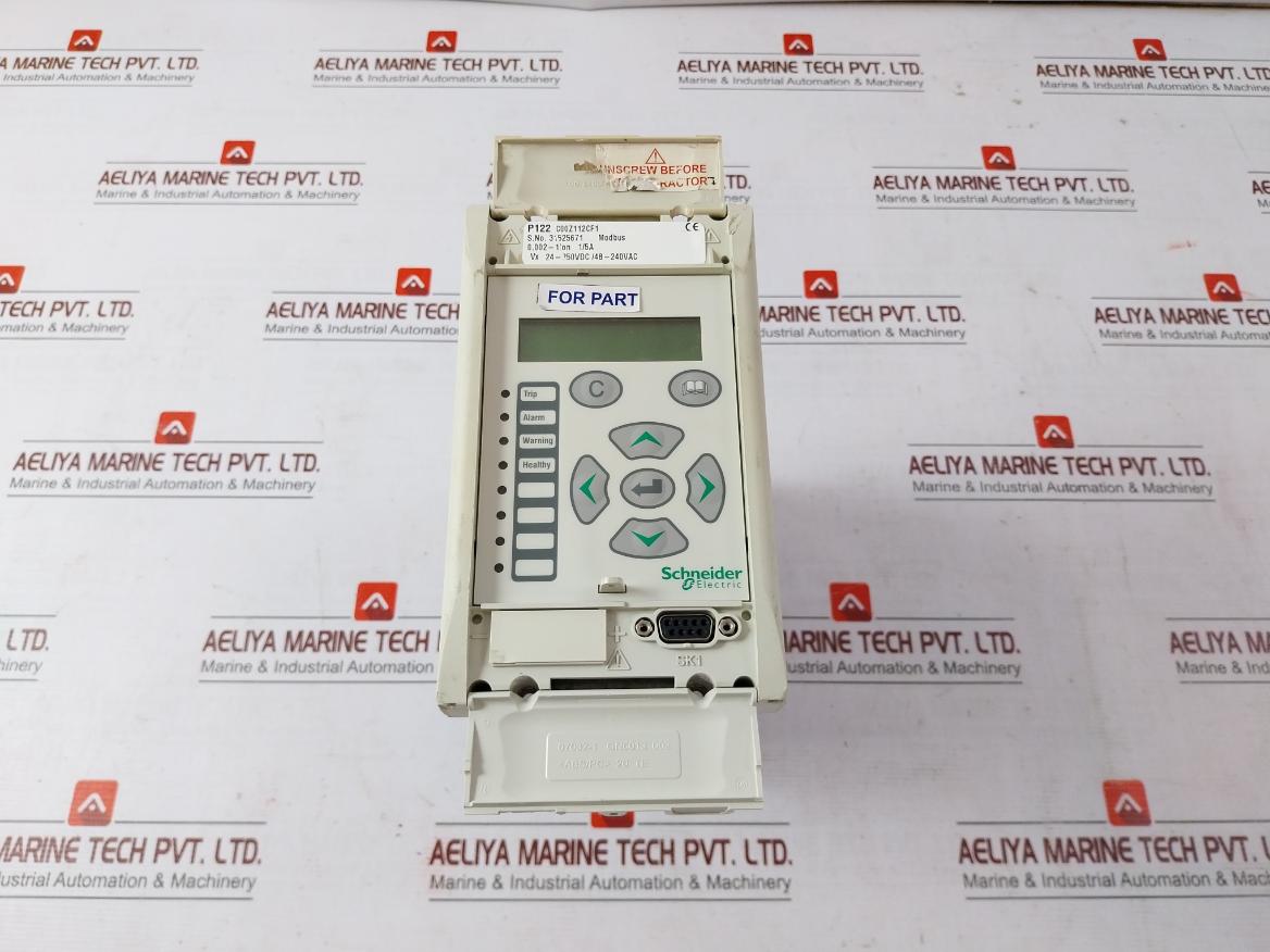 Schneider Electric P122 Overcurrent Protection Relay 48-240Vac