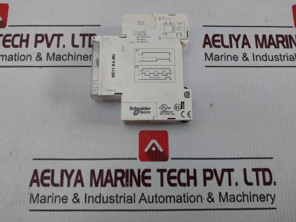 Schneider Electric Re11ramu Modular Timing Relay 24vdc 24–240vac 8a