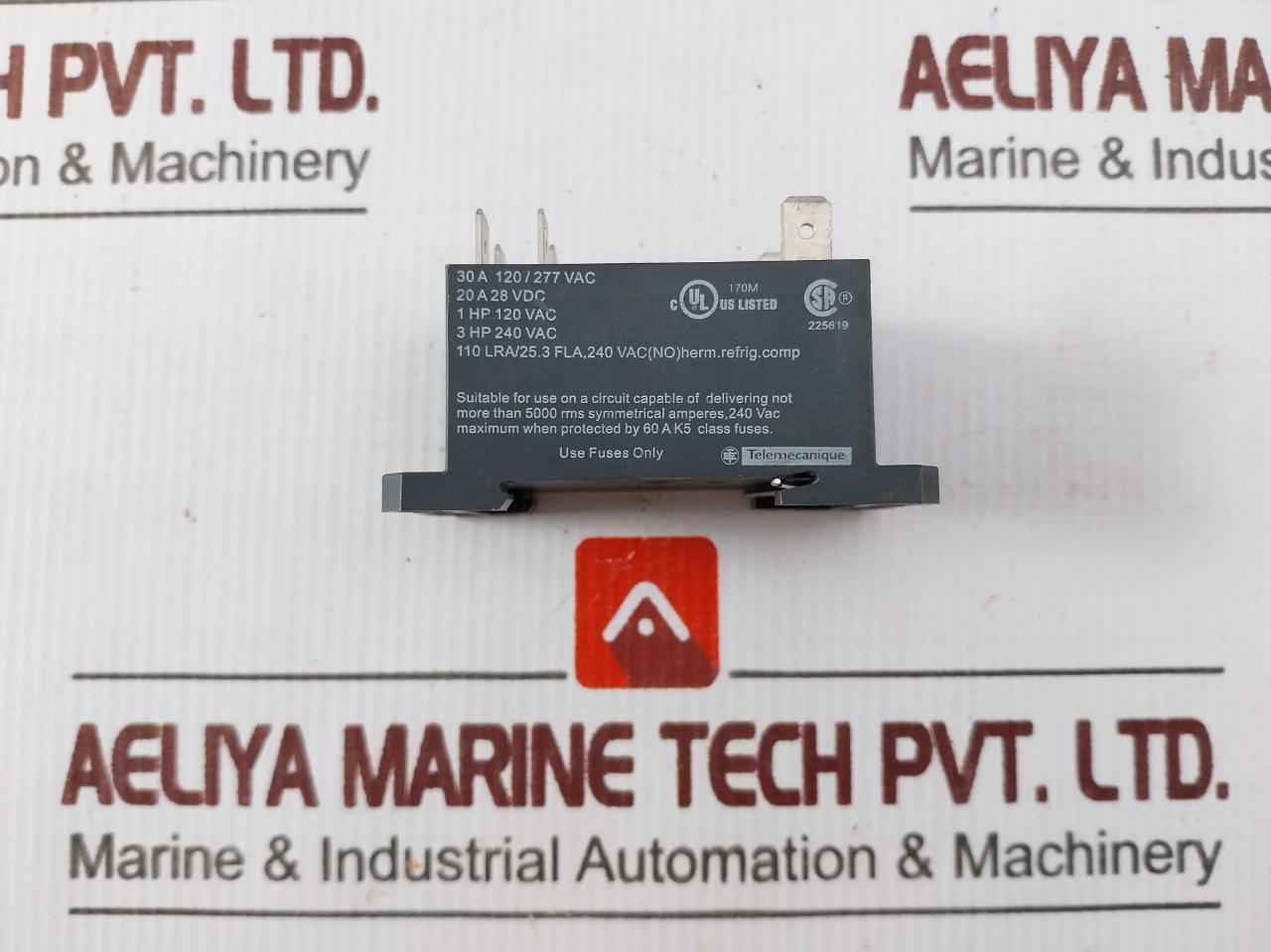 Schneider Electric Rpf2Ap7 Zelio Power Relay 30A 120/277 Vac