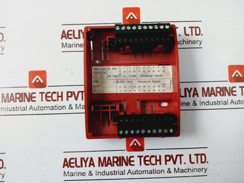 Schneider Electric Tac Xenta 452a Universal Analog I/o Module Ver 1.14 Class 2