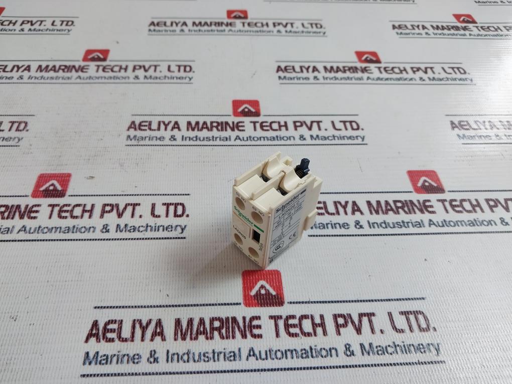 Lot of 2X Schneider Electric LADN20 Auxiliary Contact Block 690V 10A IEC 60947