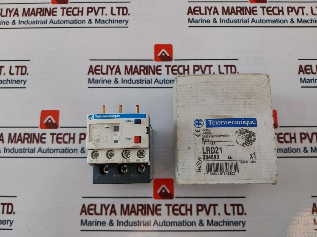 Schneider Electric Telemecanique Lrd 21 Thermal Overload Relay