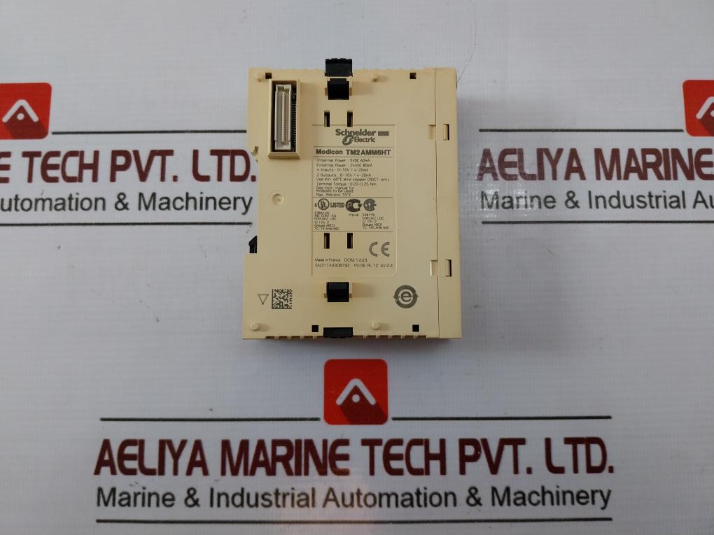 Schneider Electric Tm2Amm6Ht Analog I/O Expansion Module 0-10V/4-20Ma E365120