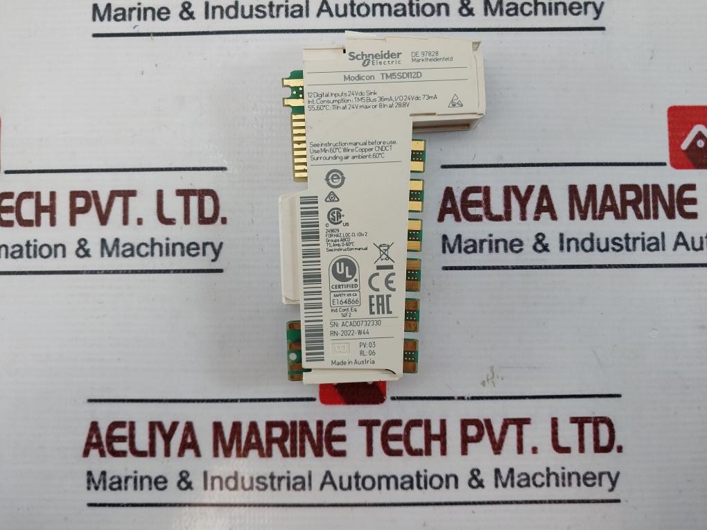 Schneider Electric Tm5Sdi12D Discrete Input Module Sdi12D E164866