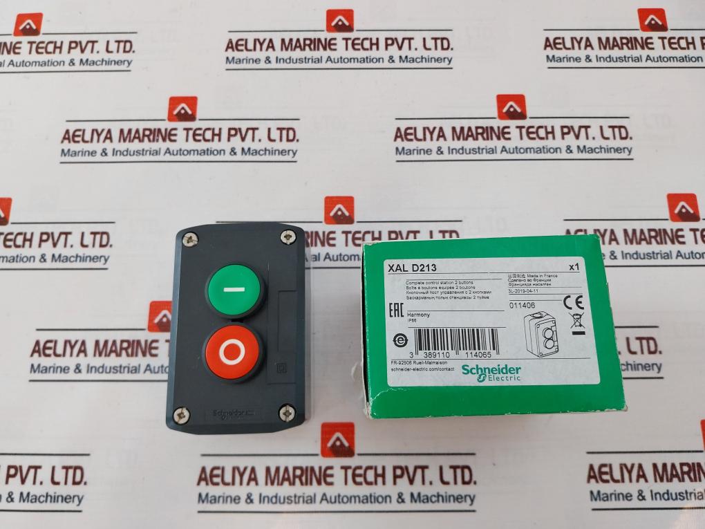 Schneider Electric Xal D213 2 Button Complete Control Station Ip66