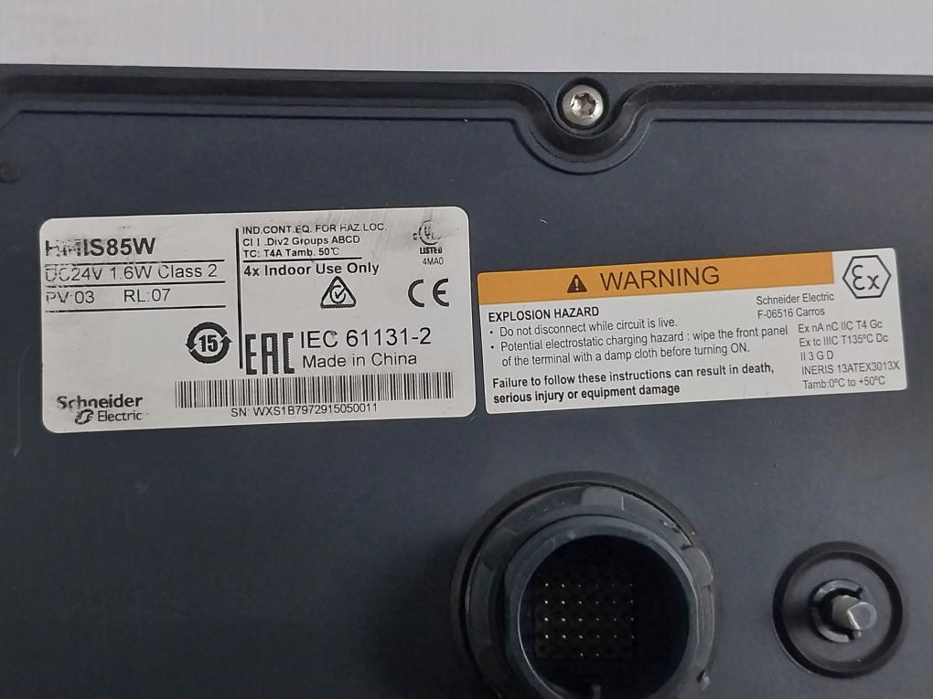 Schneider Electric Xbtgt2330 Magelis Color Touch Screen Panel 5.7" Dc24V 26W Hmis85W