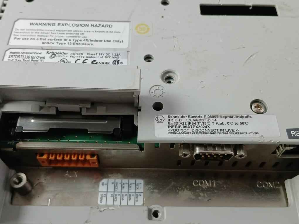 Schneider Electric Xbtort5330 Advanced Touchscreen Panel 10.4" T4A (Not Working)