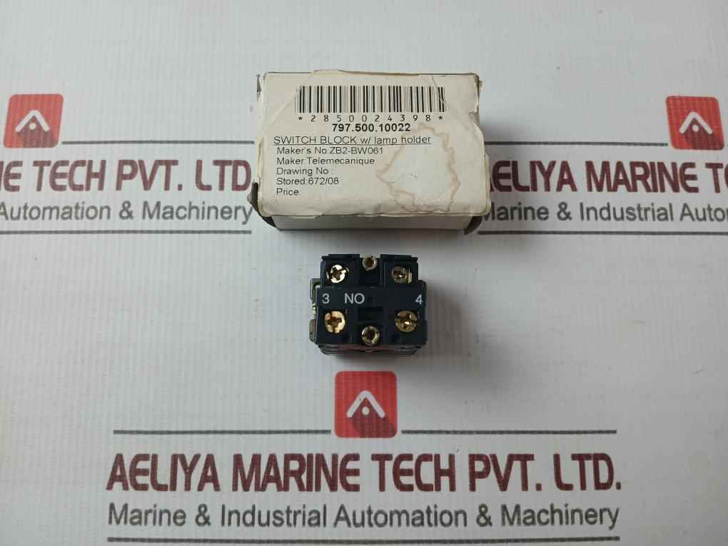 Schneider Electric Zb2-bw061 Body For Illuminated Control Button Ba 9S