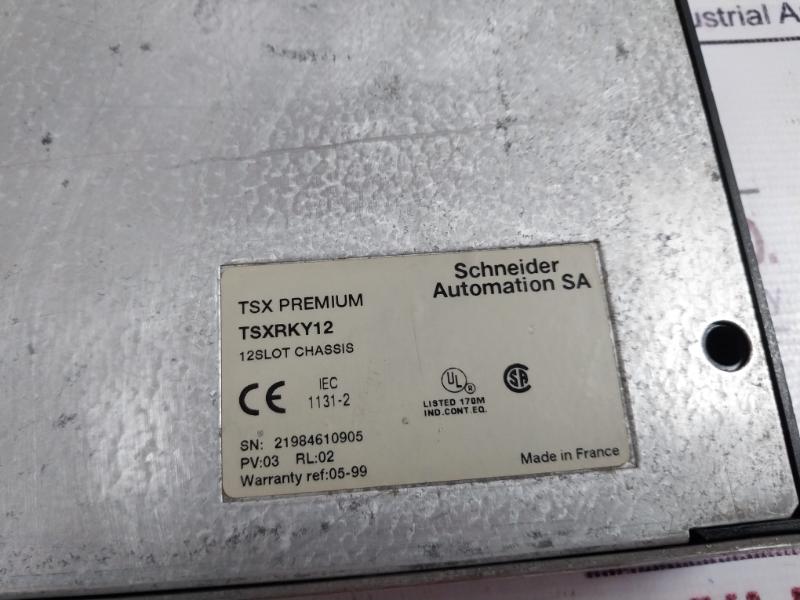 Schneider Tsxrky12 Tsx Premium 12 Slot Chassis Extension Rack Iec 1131-2