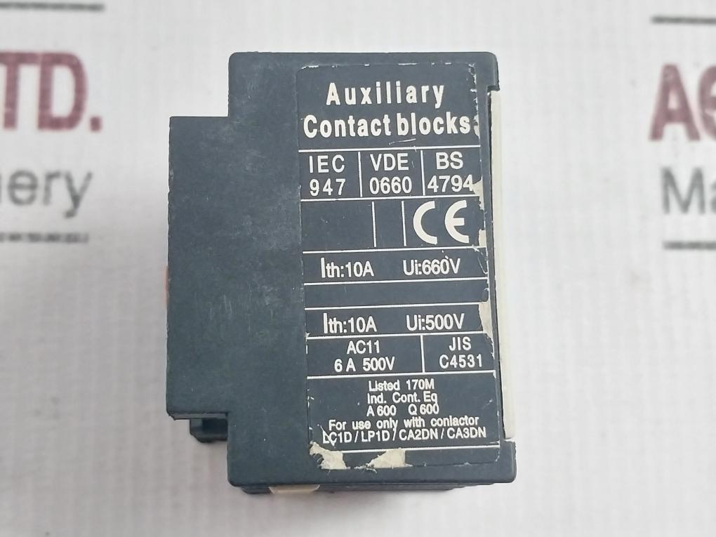 Schneider Electric La1-dn22 Auxiliary Contact Block