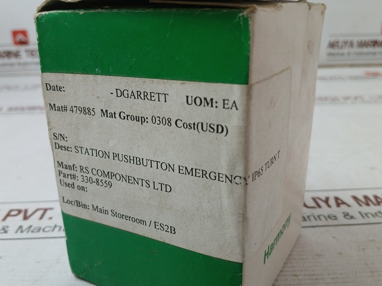 Schneider Electric Xal K174 Emergency Stop Push Button Ip65 Trunt 10A 330-8559