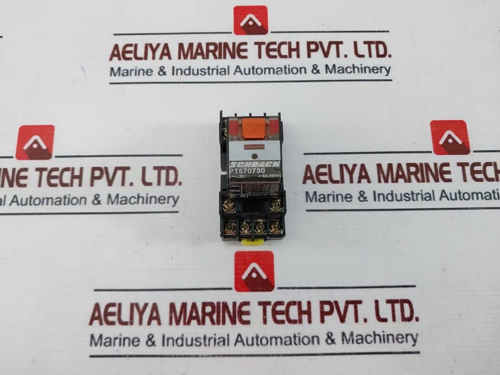 Schrack PT570730 Plug-In Relay With Base SZX-SMF