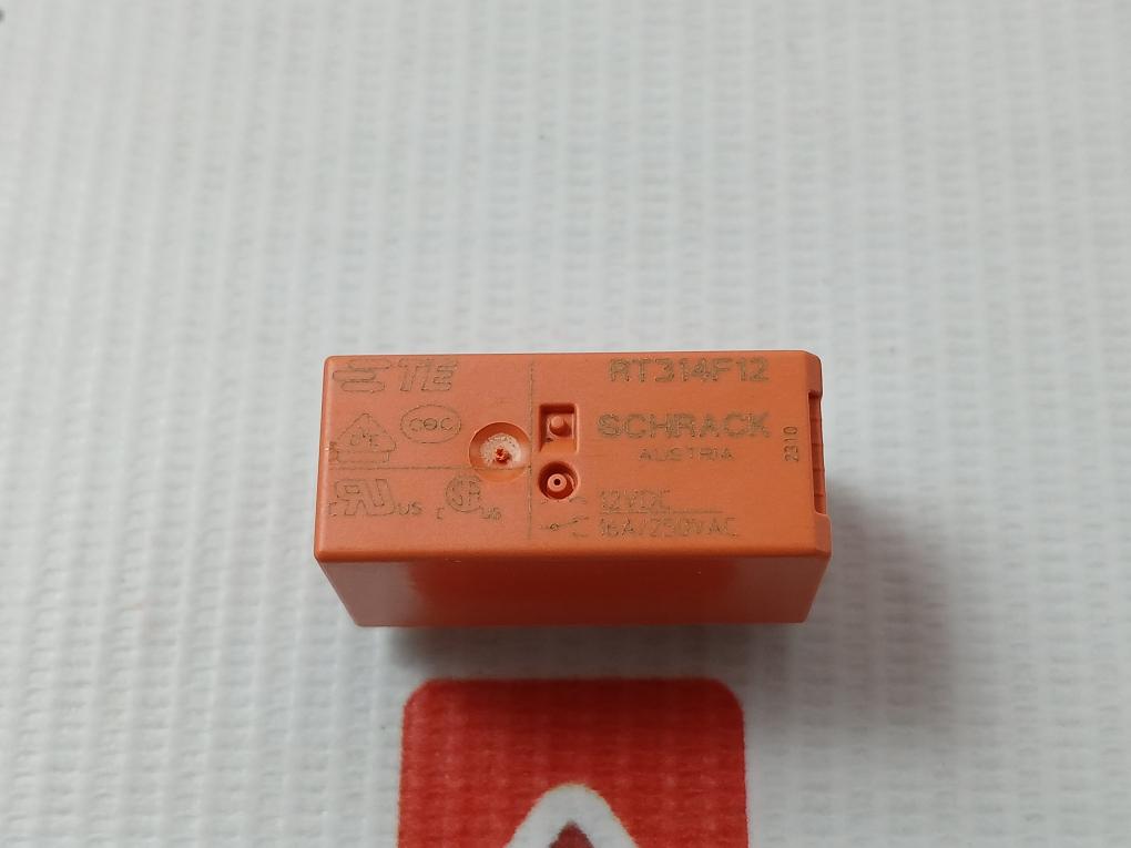 Lot Of 3X Schrack General Purpose Power Relay 16A 12V Rt314F12