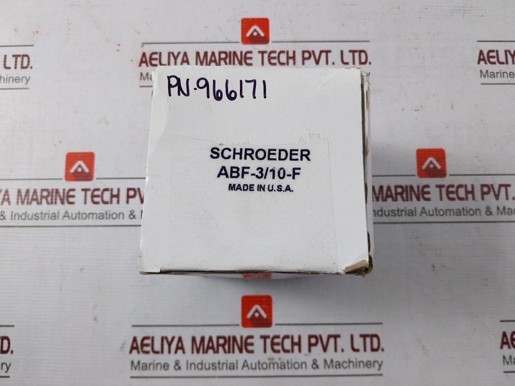 Schroeder Abf-3/10-f Air Breather Filter 966171