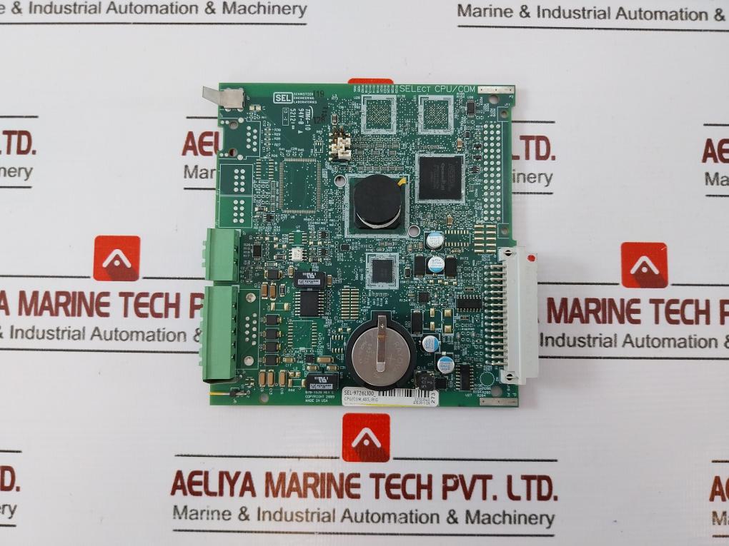 Schweitzer Engineering Laboratories Sel-9726L100 Cpu/Com Module Revision C