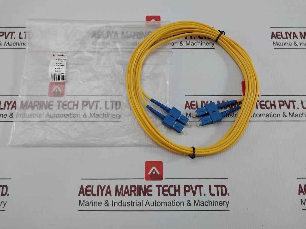 Scscsm3Mpc Duplex Fiber Optic Single Mode Patch Cord With New Condition