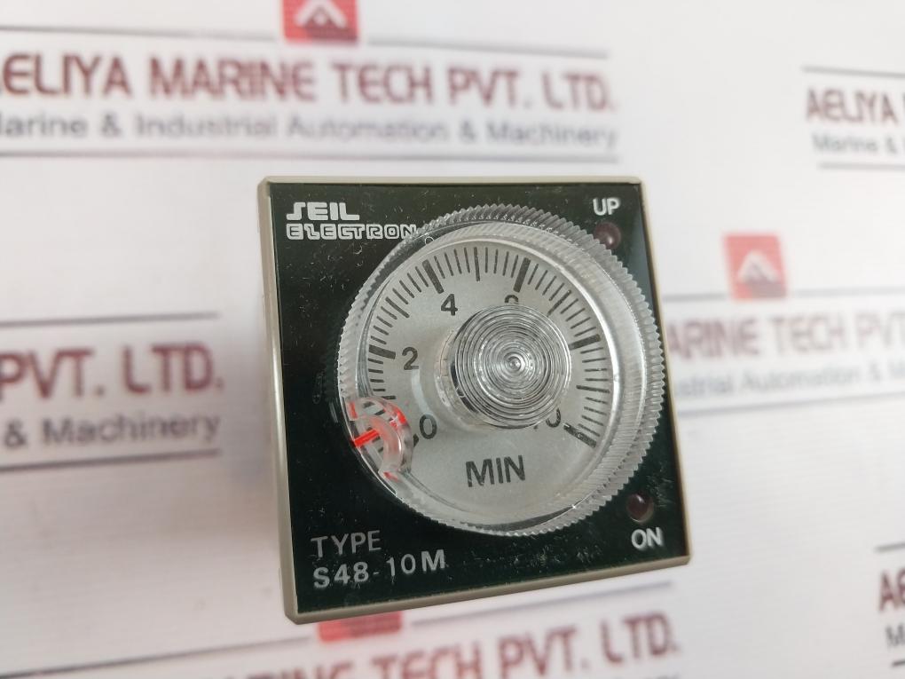 Seil Electron S48-10M2 Timer 0-10 Min, 5A 250 Vac