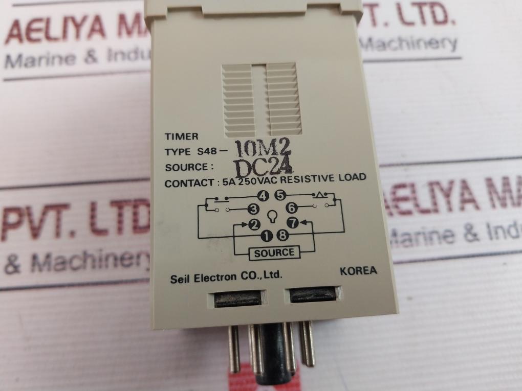 Seil Electron S48-10M2 Timer 0-10 Min, 5A 250 Vac