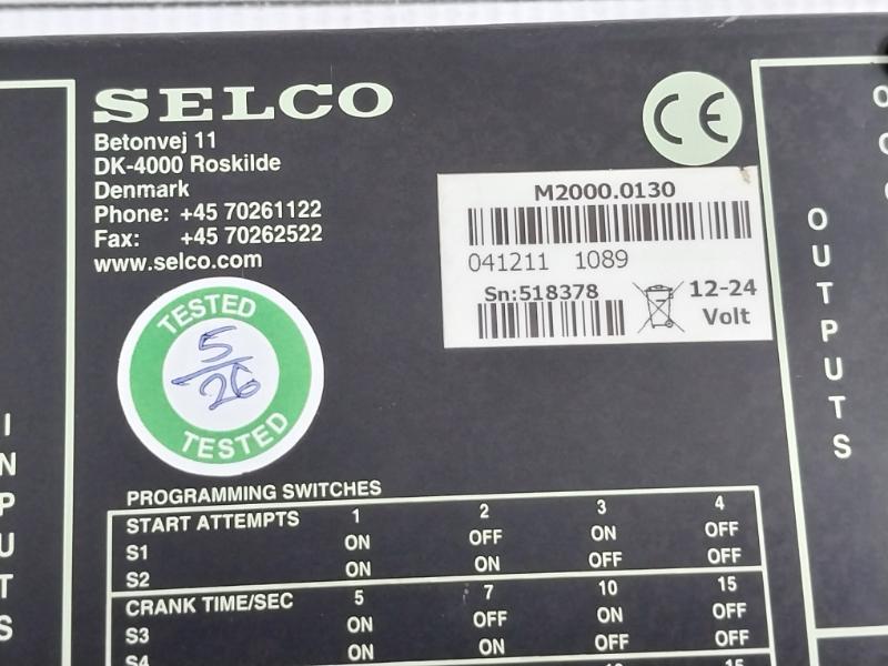 Selco Engine Controller Module 12-24 Volt M2000.0130