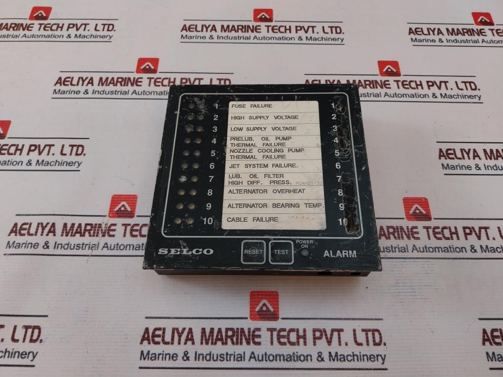 Selco M1000-24-10B Alarm Annunciator 24Volt 308425